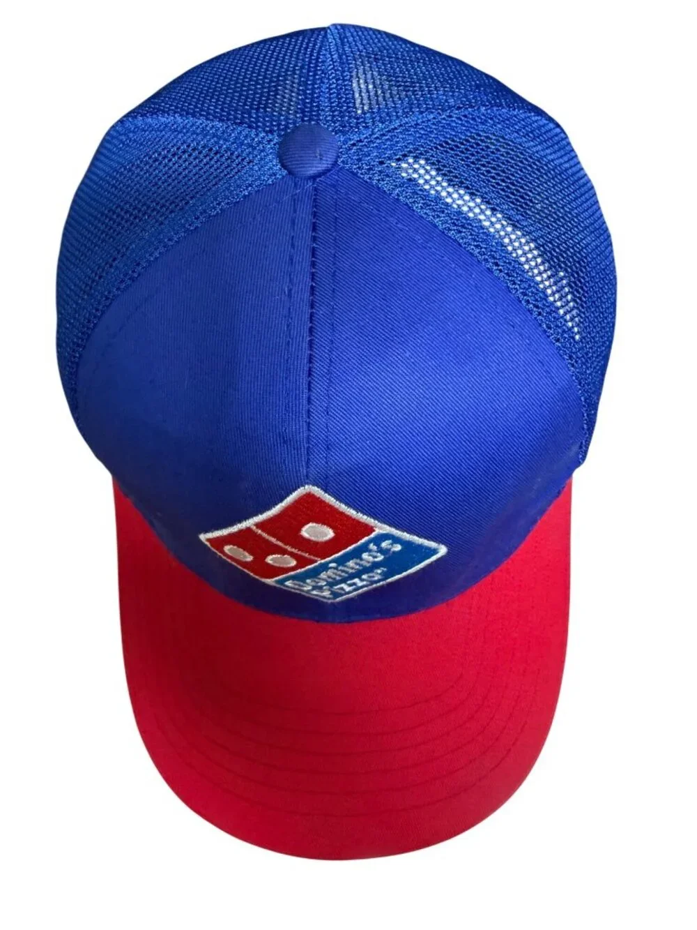 Dominos Pizza Vintage Blue & Red Mesh Snapback Hat